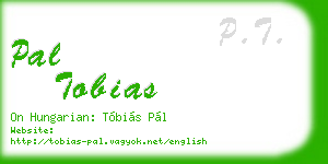 pal tobias business card